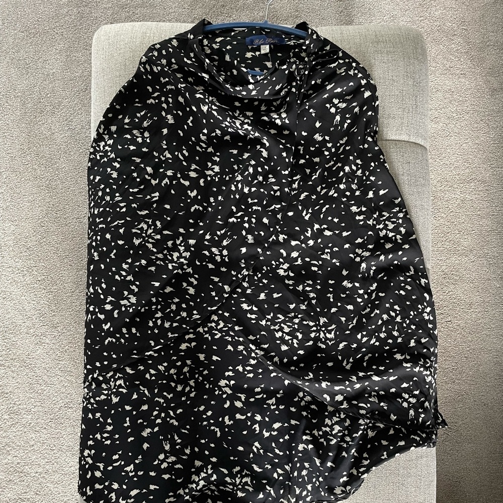 Blue Rair long cape